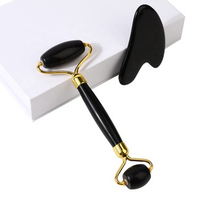 <span class=keywords><strong>Massaggiatore</strong></span> Facciale a Doppia Testa in Giada Ossidiana Naturale di Alta Qualità per Massaggio Gua Sha Anti-Età per <span class=keywords><strong>Viso</strong></span>, Occhi e Corpo - Product Image 6