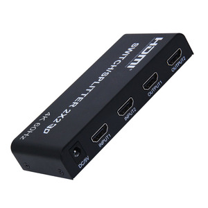 4K <span class=keywords><strong>HDMI</strong></span> Switcher <span class=keywords><strong>Splitter</strong></span> 2X2 <span class=keywords><strong>HDMI</strong></span> <span class=keywords><strong>2</strong></span>.0 Switcher/<span class=keywords><strong>Splitter</strong></span> Supporto 4k x 2k @ 60 - Product Image 3