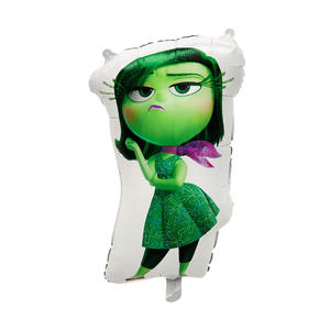 Ballon en aluminium de personnage de dessin animé Expression à l'envers pour les décorations de fête - Product Image 3