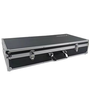 Özel Alüminyum Gitar Taşıma Çantası Siyah Ekipman Müzik Enstrümanı Uçuş Çantası - Product Image 1