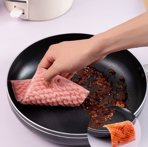 Vente en gros usine : Chiffon de <span class=keywords><strong>cuisine</strong></span> dégraissant, Brosse à huile anti-adhésive, Brosse à casseroles, Chiffon à vaisselle, Tampon à récurer facile à nettoyer - Product Image 5