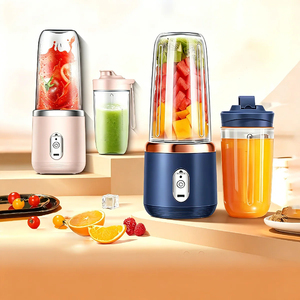 6 Blades 400ml Portable USB <b>Blender</b> Electric Travel Juicer <b>Cup</b> For Smoothie Milkshake Kitchen Mini Mixer Tool - Product Image 6