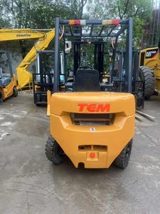 รถยกดีเซล TCM 20V300 รับน้ำหนัก 2000 กก. เสากระโดงสามท่อน ยางลม ใช้ภายนอกอาคาร มือสอง - Product Image 6