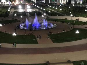 स्टेनलेस स्टील आउटडोर बिजली फाउंटेन छोटे फव्वारा पंप पानी पंप उद्यान फव्वारा के लिए एलईडी रोशनी के साथ पंप्स - Product Image 2