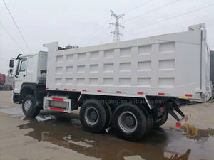 Howo 2021 usado camión volquete 10 ruedas 6*4 Cámara China rojo blanco naranja Bule 12 ruedas camión Tractor cabeza 6X4 100 toneladas - Product Image 5