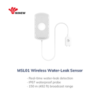Capteur de détection de fuite d'eau souterraine en temps réel IIoT, capteur de fuite d'eau sans fil intérieur Bluetooth 5.0