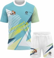 Ensemble d'uniformes de floorball personnalisés par sublimation, respirant et anti-humidité, maillot et short de floorball pour l'entraînement et les matchs d'équipe, OEM ODM