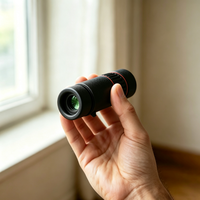 Télescope portable à lentille unique 10X32, fabriqué en caoutchouc avec poignée antidérapante, adapté à l'observation des oiseaux et aux concerts