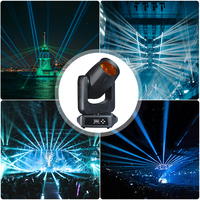 Projecteur LED IP66 100W à Tête Mobile Laser, 10 Gobos Rotatifs, 23 Gobos Statiques, 12 Couleurs, 10000K, DMX512, Prisme Linéaire 6 Facettes, Éclairage de Scène
