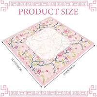 Nappe de Mahjong de Luxe Européenne et Américaine, Silencieuse, Carrée, Grande, Antidérapante, en Caoutchouc, Microfibre, Écologique, Portable, Pliable, Résistante à l'Eau