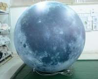 Ballon géant gonflable en forme de lune et de planète