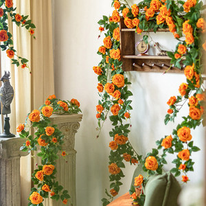 ดอกกุหลาบประดิษฐ์จากผ้าไหมสำหรับตกแต่งผนังบ้านและงานแต่งงาน - Product Image 2