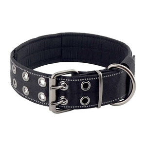 Cinturón de alta resistencia personalizado, Correa ancha y gruesa de nailon fuerte, Pitbull Collar para perro de gran tamaño con hebilla de Metal - Product Image 2