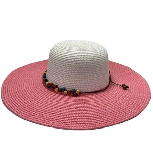 Sombrero de Sol de Papel Flexible para Mujer, Estilo Veraniego, con Diseño Personalizado en Color de Contraste, para Playa, Viajes, Deportes, Pesca, Ciclismo, Fiestas - Product Image 6