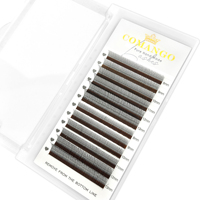 Extensions de cils CoMango YY Fox, volume naturel, cils préfabriqués en forme de Y, cils YY Fox gauche et droit