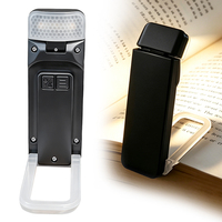 Lampe de lecture portable EGH la moins chère, rechargeable Type-C, mini lampe LED à clip pour marque-page, idéale pour la lecture dans la chambre ou la salle de lecture