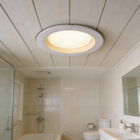 Plafonnier LED encastré en aluminium moulé sous pression, haute dissipation thermique, pour hôtel, maison et salle de bain
