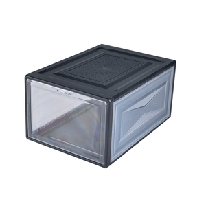 Hot sale high quality transparent plastic shoe box stackable shoe box