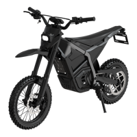 Moto électrique tout-terrain pour adultes 1500W à moteur central 48V 27Ah, roues F14 R12 pouces, 60km/h, autonomie 40km, cyclomoteur électrique, vente en gros