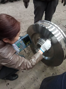 Parti di macchine da costruzione ZPMC attrezzature pesanti puleggia puleggia ruota parte forgiata - Product Image 2