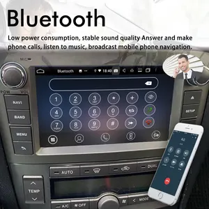 Radio de Coche Android 13 de 128 GB y 2 DIN con Pantalla Estéreo, GPS, CarPlay para <span class=keywords><strong>Toyota</strong></span> <span class=keywords><strong>AVENSIS</strong></span> <span class=keywords><strong>2007</strong></span> 2006 2005, Reproductor Multimedia con Bluetooth y Video - Product Image 2