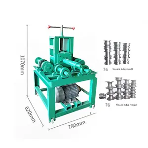 76 çok fonksiyonlu elektrikli boru yuvarlak kare kalıpları çelik çubuk tüp Bender kare hafif paslanmaz çelik boru tüp bükme makinesi