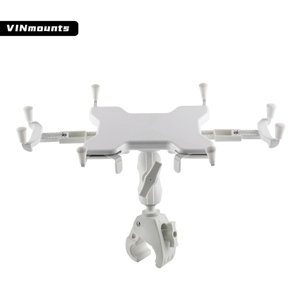 Support mural surdimensionné pour tablette avec bras double articulé en aluminium de 15 cm pour tablette PC d'hôpital - Product Image 3