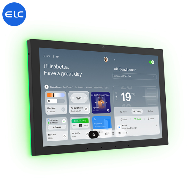 Wall Mount 10.1 Inch Smart Home Meeting Room Control Panel Incell Screen Support WiFi POE Tuya Control Android Tablet