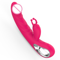 2-in-1 G-Punkt Vibrator und Heizender Dildo Klitoris-Stimulator 12 Doppelte Vibration Weiblicher Masturbator Sexspielzeug für Paar-Vergnügen