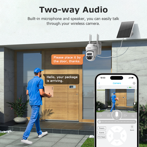 Thiết kế mới 6MP 12X Zoom <span class=keywords><strong>PTZ</strong></span> ống kính kép 4 gam năng lượng mặt trời Mạng máy ảnh an ninh không thấm nước an ninh ngoài trời máy ảnh cho an ninh nhà - Product Image 5