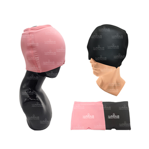 Capuchon de glace en <span class=keywords><strong>gel</strong></span> personnalisé en Offre Spéciale compresse chaude et froide Capuchon de soulagement de la migraine Capuchon de tête réutilisable Thérapie chaude et froide - Product Image 4