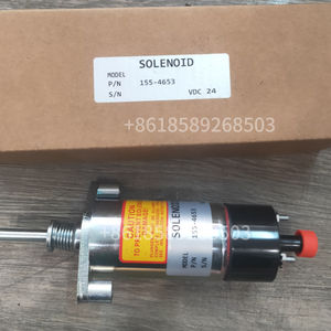 E320 E330B E330C เครื่องจักรก่อสร้างอะไหล่-รถขุดหยุดเครื่องยนต์วาล์วแม่เหล็กไฟฟ้า155-4653, 155-4652 - Product Image 6