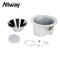 Allway SKD Meilleures ventes Hall Intérieur Salle à manger Personnaliser Confortable Downlight Housing Encastré Led Down Light Fixture