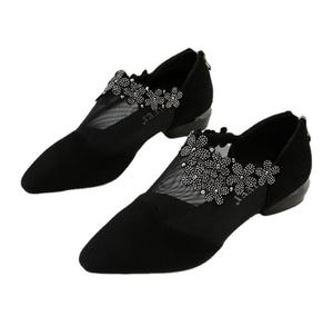 <span class=keywords><strong>Sandali</strong></span> all'ingrosso da donna in maglia di grandi dimensioni scarpe da mamma <span class=keywords><strong>tacco</strong></span> <span class=keywords><strong>basso</strong></span> a fondo piatto scarpe singole da donna 35-42 - Product Image 5