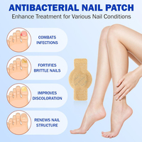 Patch réparateur d'ongles multi-usages adoucit les ongles épais humidifiés prévient l'infection fongique traite les champignons des ongles