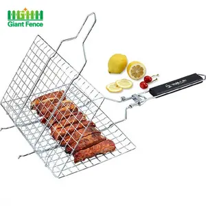 Family-Grade Stainless Steel BBQ Wire Grill Mesh for Outdoor Kitchen for Roasting Baking Charcoal Grill Type Tool Type Net