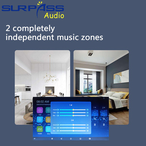 Lecteurs de musique PW7825M, amplificateur mural professionnel <span class=keywords><strong>HIFI</strong></span> mini audio WIFI Bluetooth, haut-parleur 8 canaux - Product Image 4