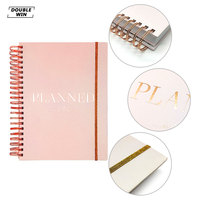 Carnet de planification quotidienne A5 à spirale avec impression de logo personnalisé 2026 2027 et boîte