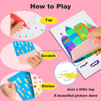 Kit d'art créatif de papier à gratter Arc-en-ciel Magique avec raclette, Kit d'art à gratter Arc-en-ciel, Cartes postales DIY, Cadeaux d'art à gratter