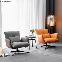 Fauteuils simples design italien Chaises de salon Chaise longue moderne