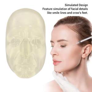 Modelo Anatómico de Cabeza Facial de Silicona Reutilizable con Certificación ISO para Entrenamiento de Inyección con Cuidado de Enfermería para Educación en Ciencias Médicas - Product Image 4