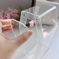 Terrarium en acrylique transparent en forme de cercueil pour l'élevage d'insectes, d'araignées et de geckos – Boîtier en acrylique au design personnalisé