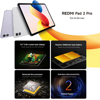 REDMI Pad 2 Pro d'origine 12,1 pouces, écran cristallin 2,5K, Snapdragon 7S Gen 4, Wi-Fi 6, BT 5.4, 12000 mAh, charge rapide 33 W, 6+128 Go