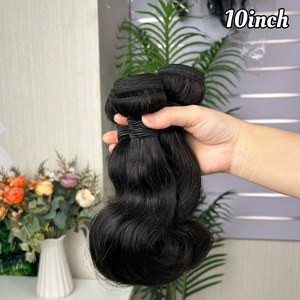 ผมต่อแบบ Body Wave ขายส่ง 9a ยอดนิยม น้ำหนัก 100 กรัมต่อแพ็ค ผมแท้ 100% แบบ Super Double Drawn - Product Image 1