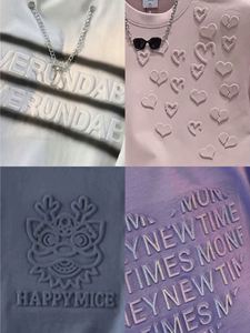 Sweat-shirts à col rond personnalisés avec logo du fabricant, doublés en polaire, sublimation, blancs, grandes tailles, sweats à capuche et sweat-shirts pour hommes - Product Image 2