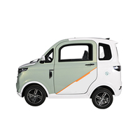 Mini Auto Eléctrico de Cabina con Certificación EEC L6e COC, 2-3 Plazas, con Volante Central y Freno de Disco Hidráulico