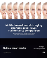 2025 professionnel 3D Scanner visage miroir dispositif dermatoscope analyseur quantique Machine analyseur de peau du visage Machine