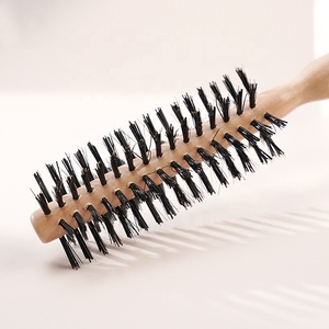 Vente en gros OEM Peigne de salon Petite <span class=keywords><strong>brosse</strong></span> à cheveux ovale Massage de la tête en bois de frêne Peigne en bois à double <span class=keywords><strong>action</strong></span> Peigne de haute qualité - Product Image 3
