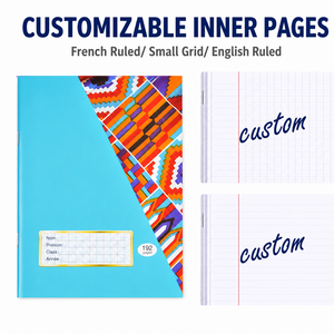Carnet d'adresses scolaire personnalisé <span class=keywords><strong>du</strong></span> Kenya, agrafé, ligné anglais, couverture rigide, fournisseur pour étudiants - Product Image 2