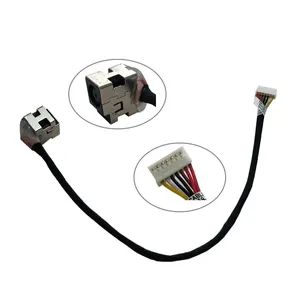 Conector de toma de corriente AC DC para portátil HP G62, con arnés de CABLE (PJ230)